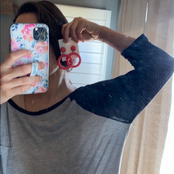 Versona beaded hoop drop earrings - Picture 3 of 3